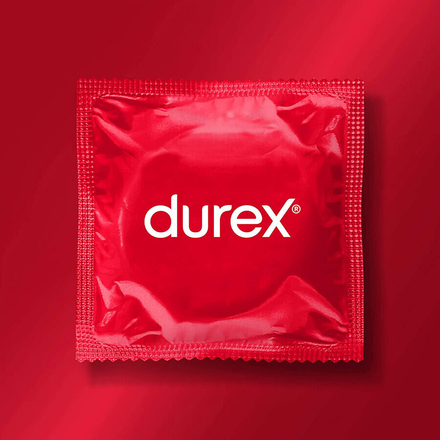 Durex Feel Thin Classic, préservatifs avec plus de lubrifiant, fins, 12 pièces