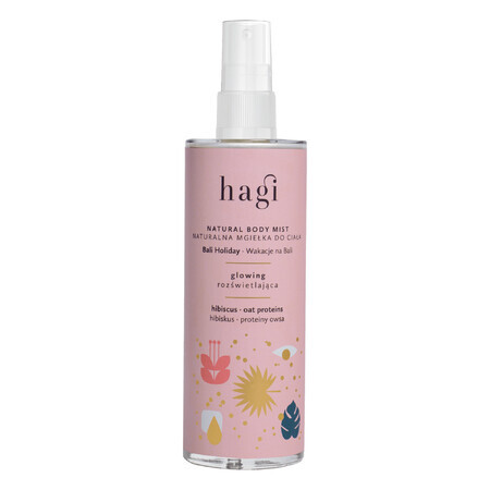 Hagi Holidays in Bali, nebbia naturale per il corpo, illuminante, 100 ml