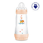 MAM Perfect Start Anti-Colic, biberon anticolica, Better Together, bambina, da 4 mesi, 320 ml