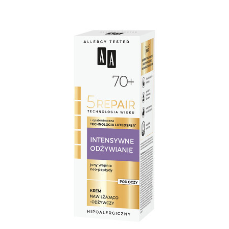 AA Age Technology 5 Repair 70+ Intensive Crema occhi nutriente, idratante e rivitalizzante, 15 ml