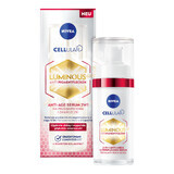 Nivea Cellular Luminous 630, siero antietà 2 in 1 per iperpigmentazione e rughe, 30 ml