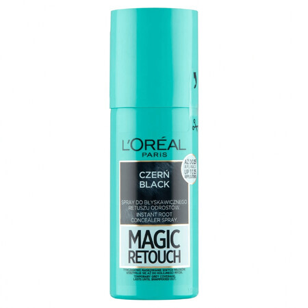 L'Oréal Magic Retouch, spray ritoccante per radici, n. 1 nero, 75 ml