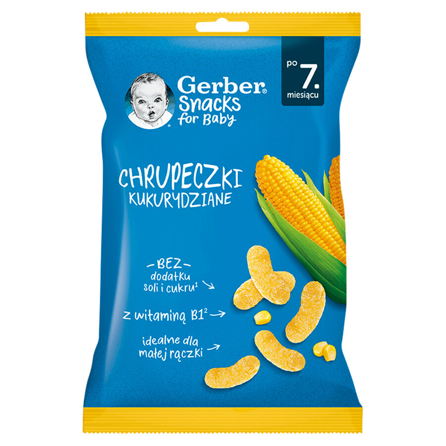 Gerber Corn Krispies, dopo 7 mesi, 28 g