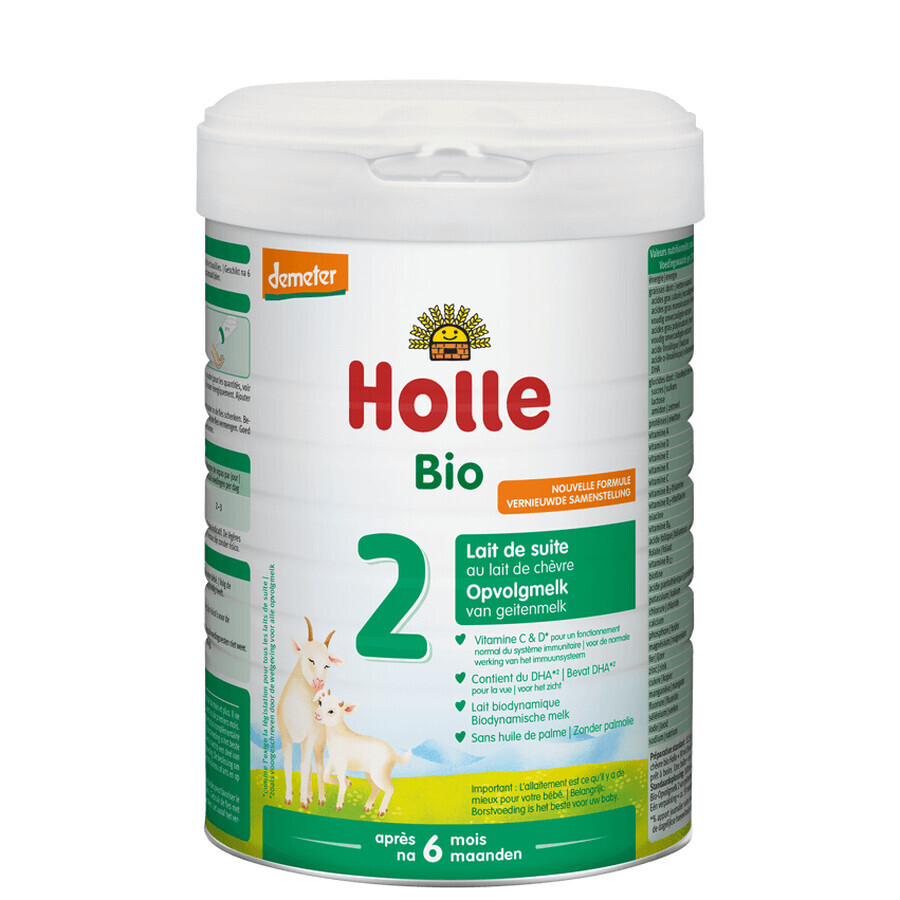 Holle Bio 2, follow-on milk based on goat's milk, after 6 months, 800 g