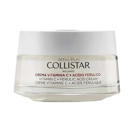 Collistar Attivi Puri - Crema Viso Vitamina C + Acido Ferulico, 50ml