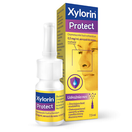 Xylorin Protect 0,5 mg/ml, spray nasale, 7,5 ml