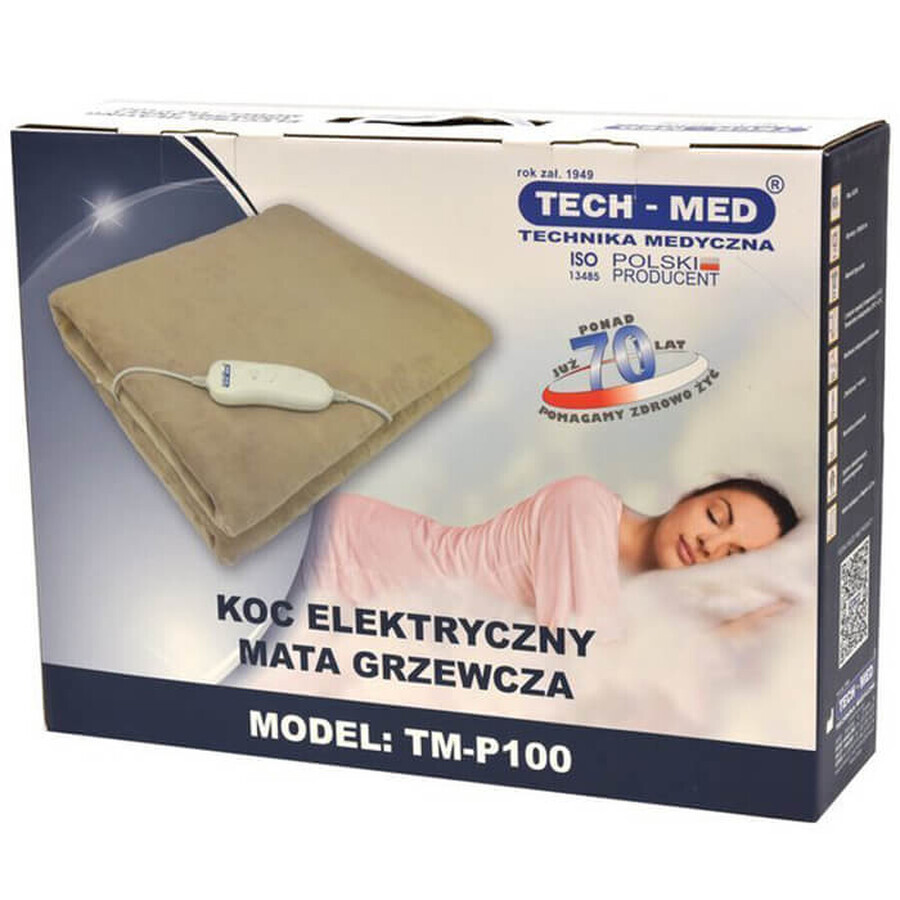 Tech-Med TM-P100, coperta elettrica, tappetino riscaldante