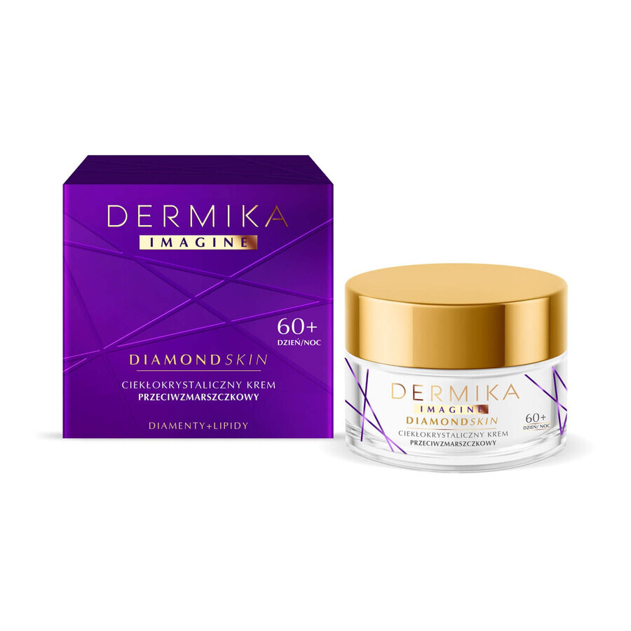 Dermika Imagine Diamond Skin 60+, crema antirughe cristallina calda, 50 ml