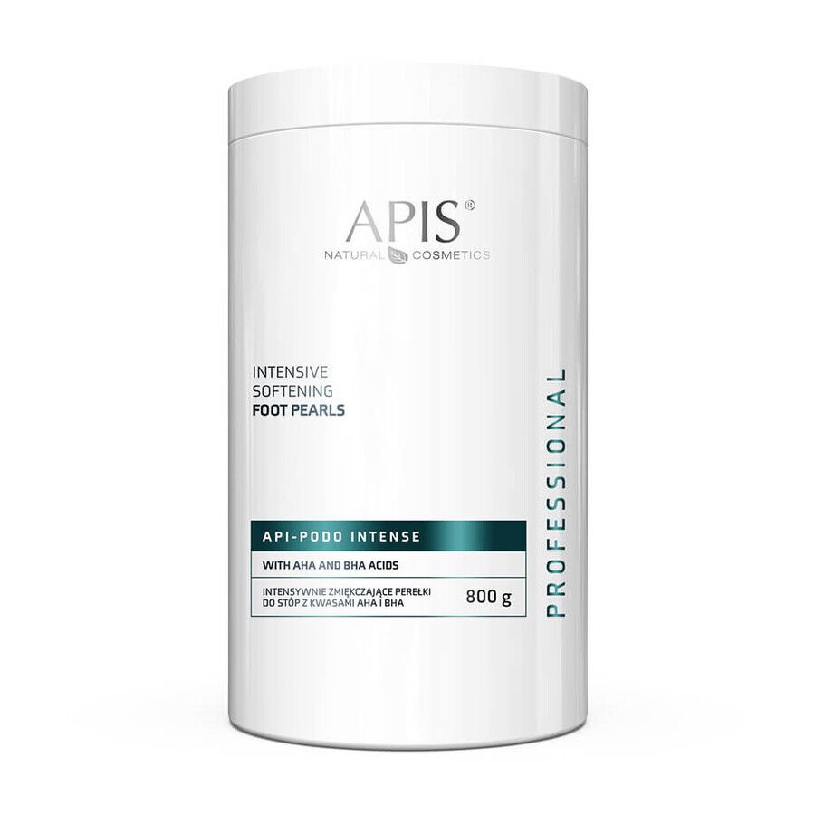 Apis Api-Podo Intense, perle per piedi ad azione ammorbidente intensiva con acidi AHA e BHA, 800 g