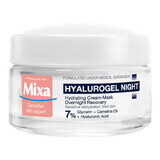 Hyalurogel moisturizing night cream-mask with hyaluronic acid, 50 ml, Mixa