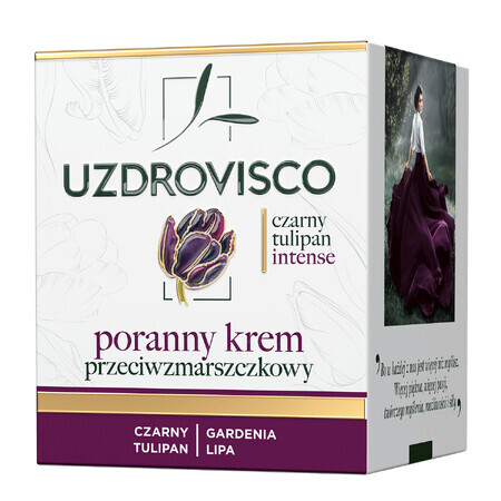 Uzdrovisco Black Tulip Intense, Anti-Falten Morgencreme, 50 ml