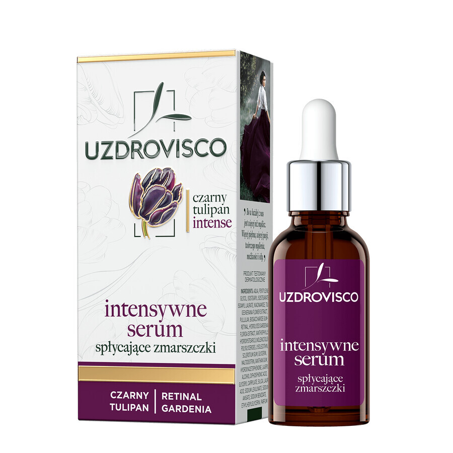 Uzdrovisco Black Tulip Intense, intensive serum for smoothing wrinkles, 30 ml