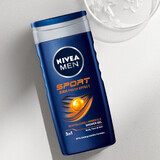 Set Nivea Men Sport Beat, anti-transpirant roll-on, 48h, Ultimate Impact, 50 ml + gel douche 3-en-1 pour le visage, le corps et les cheveux, 250 ml