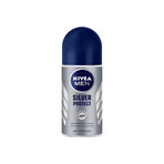 Nivea Men Silver Control kit, balsamo dopobarba, antibatterico, 100 ml + roll-on antitraspirante, 48h, 50 ml + gel doccia 3-in-1 per viso, corpo e capelli, 250 ml