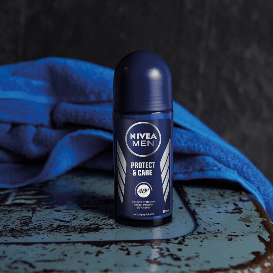 Nivea Men Tech Master Kit, Rasierschaum, 200 ml + Aftershave Balsam, 100 ml + 3-in-1 Duschgel, 250 ml + Antitranspirant Roll-on, 48h, 50 ml