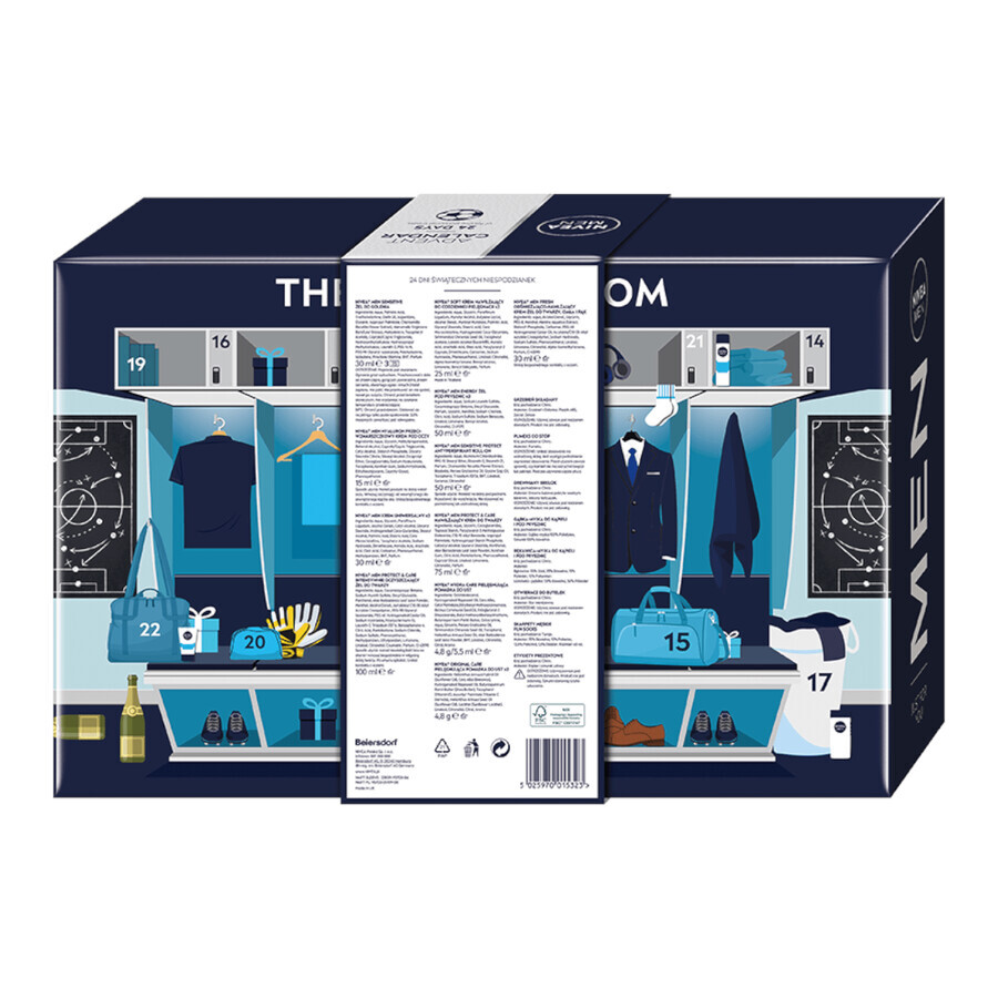 Kit Calendario dell'Avvento Nivea Uomo