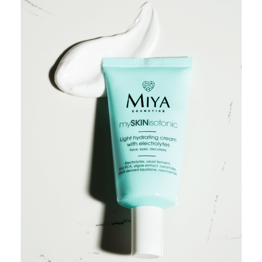 Kit Miya More Hydration, crema idratante leggera, 40 ml + tonico idratante, 150 ml