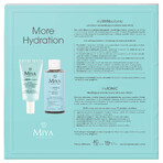 Kit Miya More Hydration, crema idratante leggera, 40 ml + tonico idratante, 150 ml