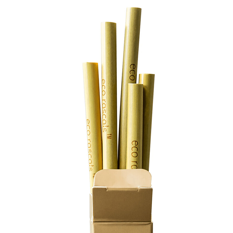 Ecorascals, set of bamboo tubes, 5 pieces