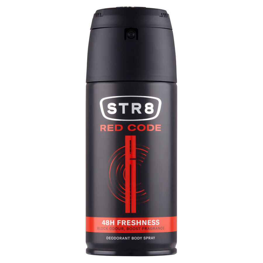 STR8 Set Red Code, dopobarba da 50 ml + deodorante spray da 150 ml