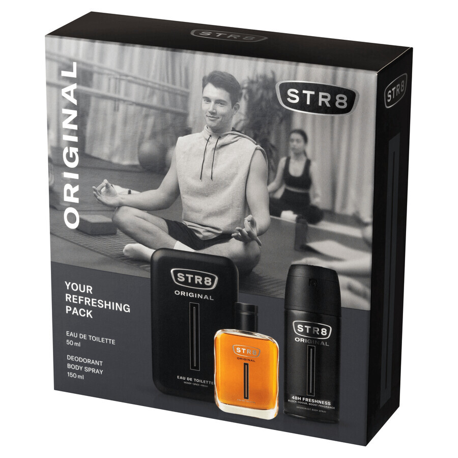 STR8 Original set, eau de toilette, 50 ml + deodorante spray, 150 ml