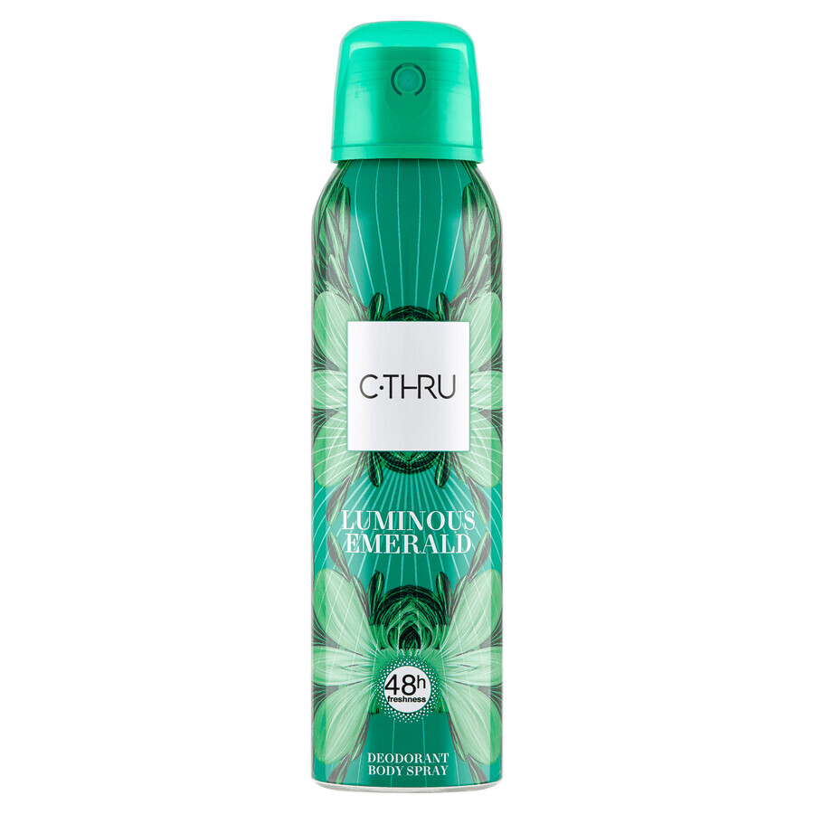 Set C-THRU Luminous Emerald, deodorante spray, 150 ml + gel doccia, 250 ml