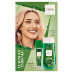 Set C-THRU Luminous Emerald, deodorant, 75 ml + shower gel, 250 ml