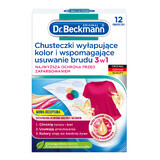 Dr. Beckmann, salviette cattura colore e rimuovi sporco 3in1, 12 pezzi