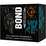 Kit di sopravvivenza Bond, dopobarba, 100ml + deodorante, 150ml + schiuma da barba, 50ml