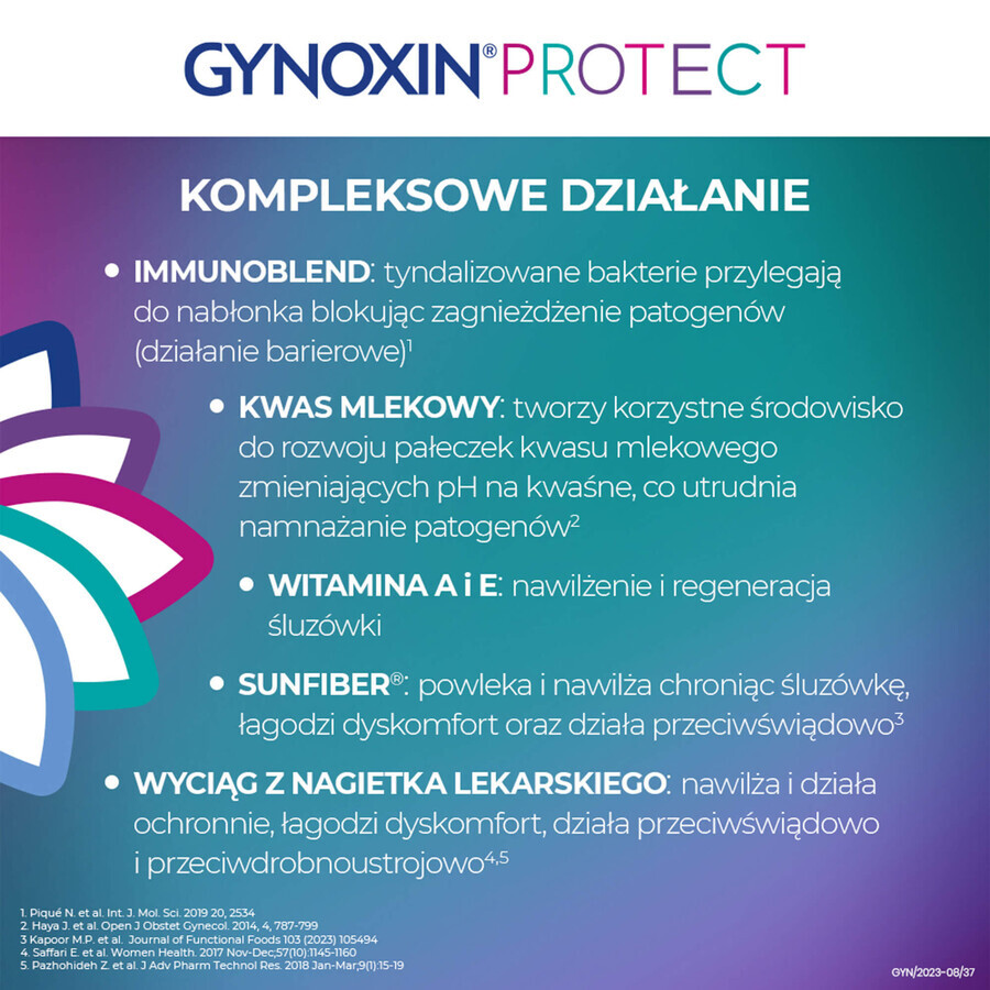 Ovuli vaginali Gynoxin Protect, 10 pezzi, Recordati