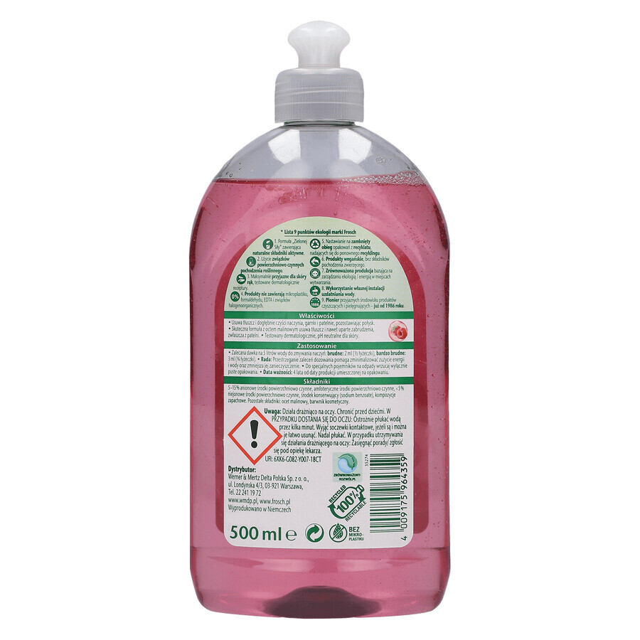 Frosch, concentrato per lavastoviglie, lampone, 500 ml