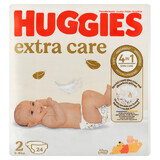 Huggies Extra Care, pannolini, Disney, taglia 2, 3-6 kg, 24 pz.