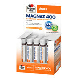 Doppelherz Shots Magnesio 400, liquido, aroma di arancia e limone, 25 ml x 20 fiale