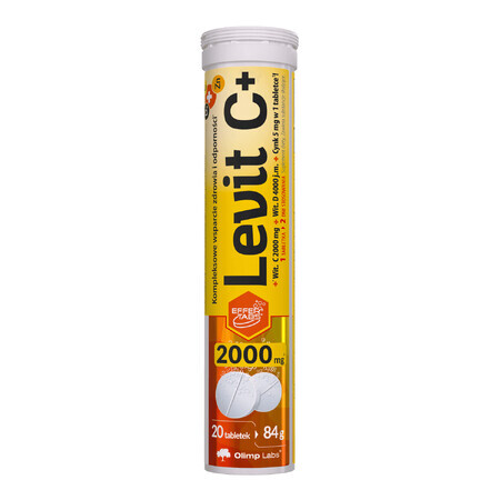 Olimp Levit C+, gusto limone, 20 compresse effervescenti