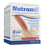 Olimp Nutramil Complex, preparato nutrizionale, cioccolato bianco al lampone, 72 g x 7 bustine