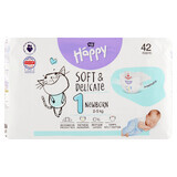 Bella Baby Happy, diapers, size 1 Newborn, 2-5 kg, 42 pcs