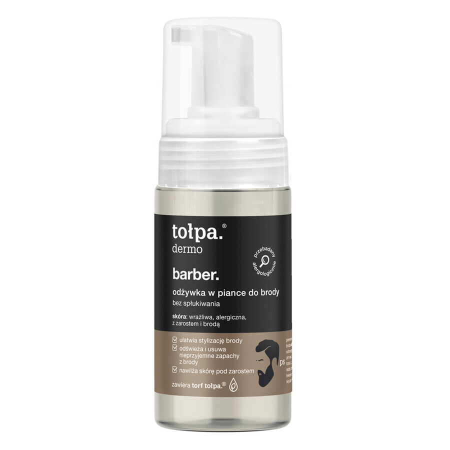 Tolpa dermo barber, baardschuim conditioner, niet spoelen, 100 ml