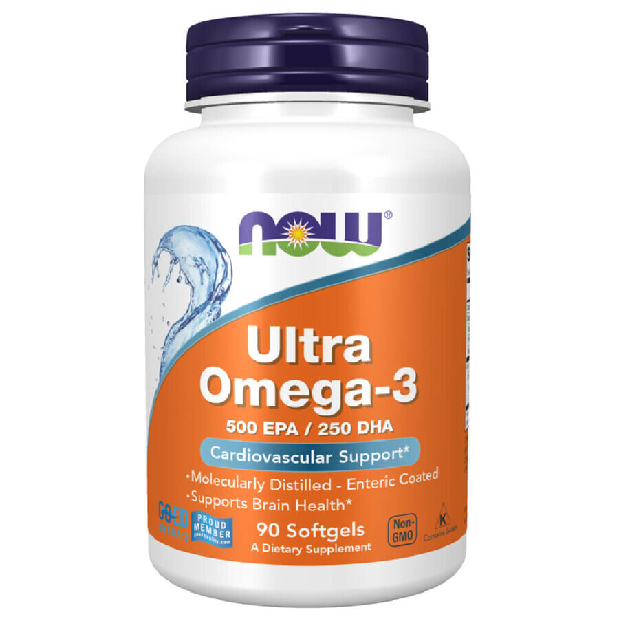 Now Foods Ultra Omega-3, 90 softgels