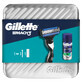 Gillette Mach 3 Set, rasoio, 1 pezzo + gel da barba, 75 ml