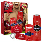 Set Old Spice Footballer, deodorante in stick, Captain, 50 ml + gel doccia 3 in 1, Captain, 250 ml + apribottiglie