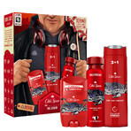 Set Old Spice City Explorer, deodorante in stick, Night Panther, 50 ml + deodorante spray, Night Panther, 150 ml + gel doccia 3 in 1, Night Panther, 400 ml + domino