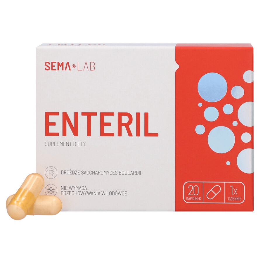 SEMA Lab Enteril, 20 capsule