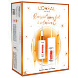 L'Oreal Revitalift Clinical kit, siero viso illuminante, 12% vitamina C pura, 30 ml + fluido illuminante, SPF 50+, 50 ml