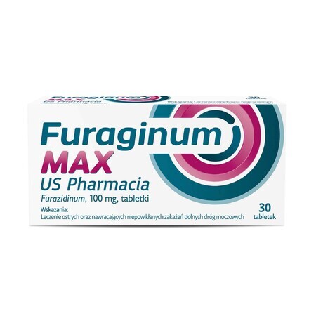 Furaginum Max US Pharmacia 100 mg, 30 tablets