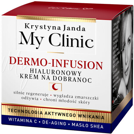 Janda My Clinic Dermo-Infusion, crema notte ialuronica, 50 ml