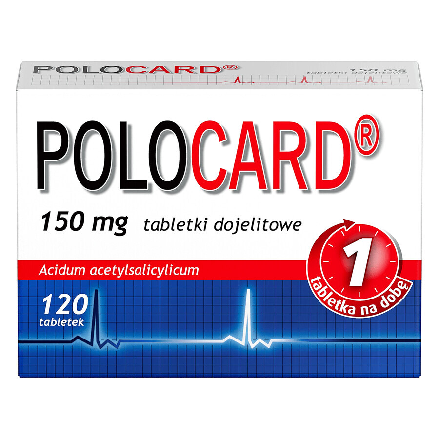 Polocard 150 mg, 120 comprimate enterale