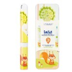 Vitammy Smile Set Kids Sonic Toothbrush Squirrel + Dodo Memo Gooseberry Game 24 Cards