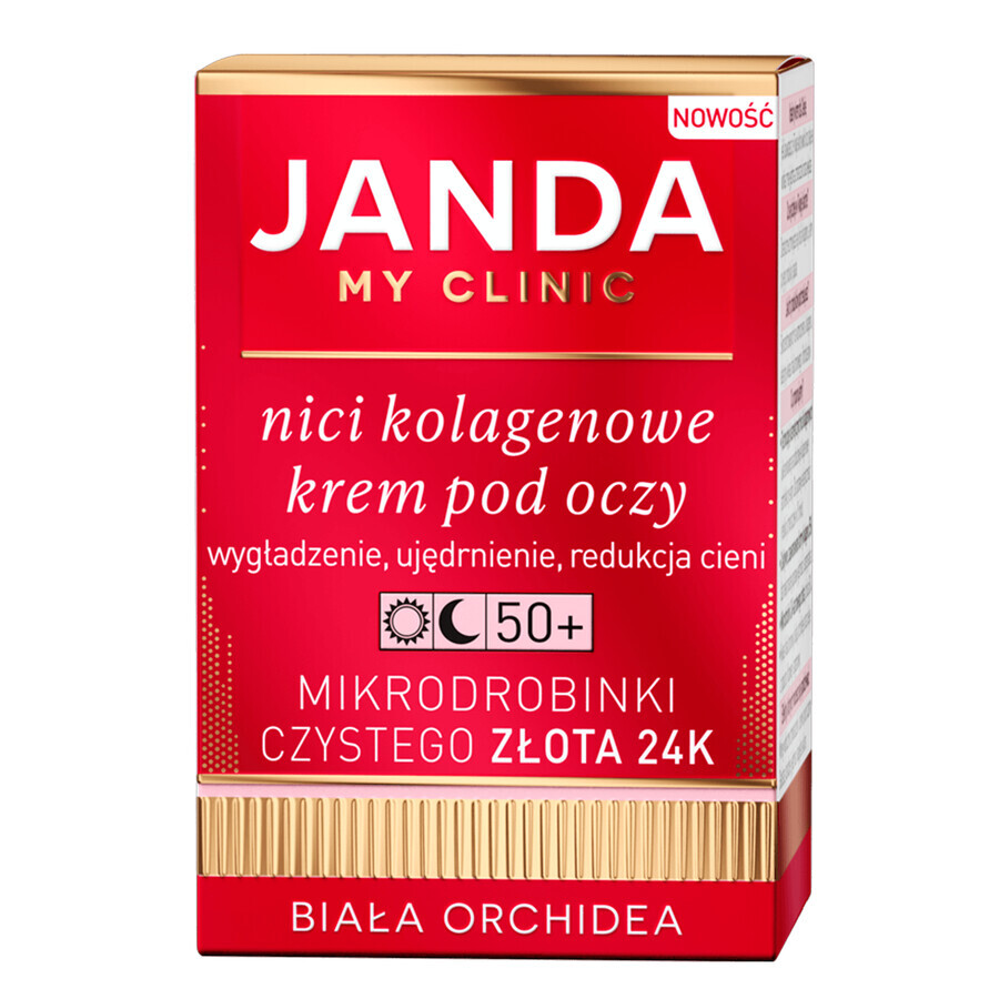 Janda My Clinic Collagen Threads 50+, eye cream, 15 ml