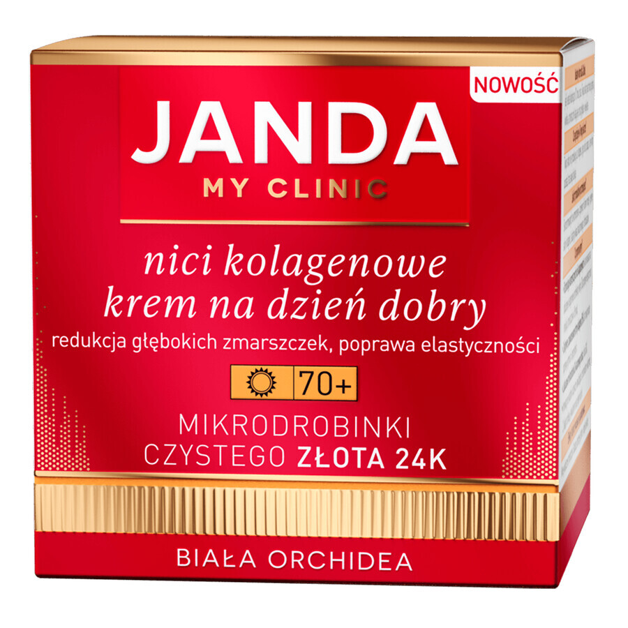 Janda My Clinic Collagen Threads 70+, crema giorno, 50 ml