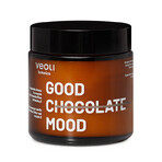 Veoli Botanica Good Chocolate Mood, candela da massaggio vegana con 40% di burro di karité e vitamina E, 100 ml